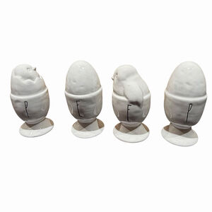 Rae Dunn Easter/Spring "PEEP" Set of 4 Very Cute Chicks NIB Easter Decor READ